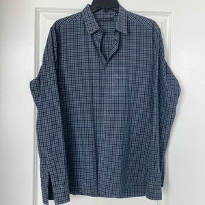 THEORY Men’s L/S Button Up Size Medium